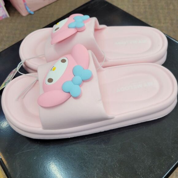Brand New Sanrio My Melody Big Charm Slippers Size: US 8.5 - Picture 3 of 8